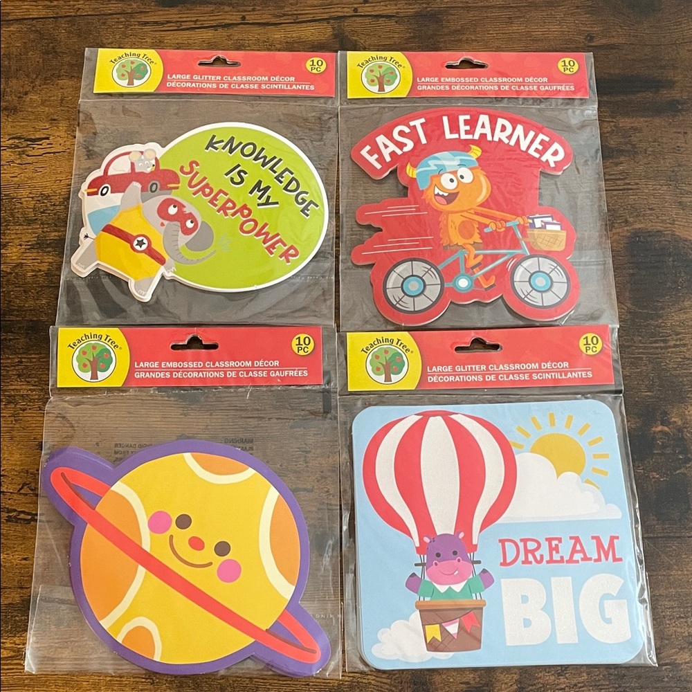4 New Large Classroom Decor Signs
